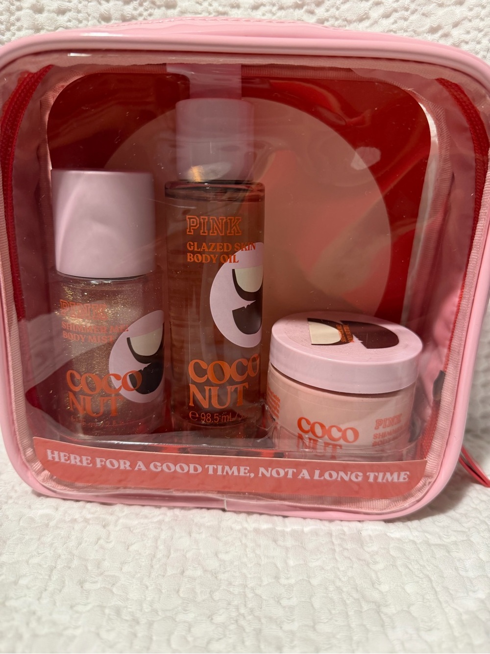PINK Coconut Gift Set travel